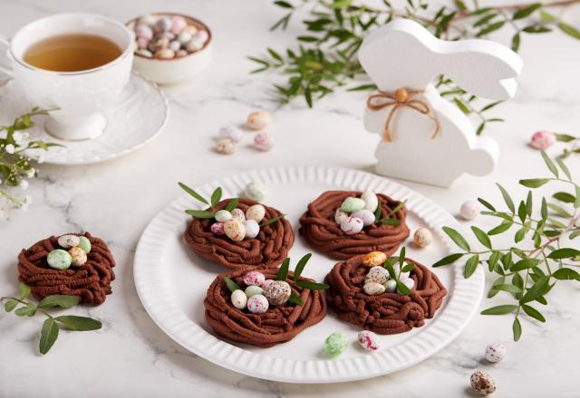 Gâteau Nid de Pâques au chocolat