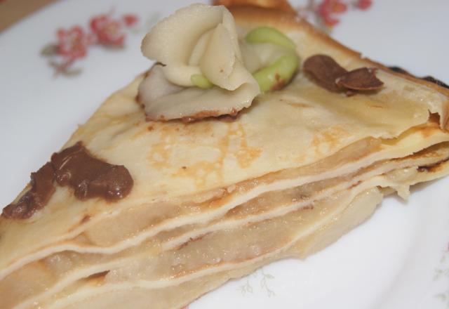 Mille feuilles à la compote