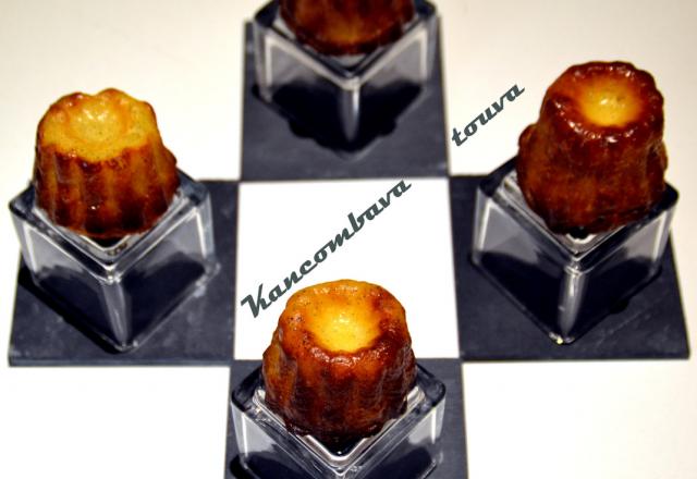 Un p'tit zeste pour les cannelés