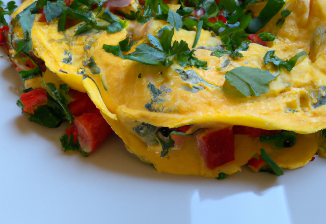 Omelette printanière