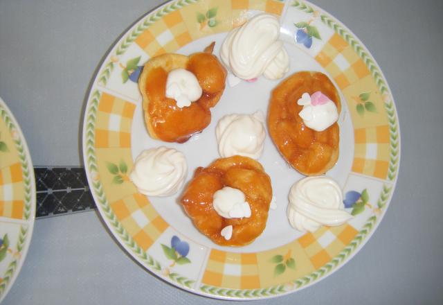 Choux au caramel maison