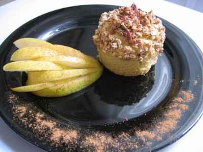 Muffins du Verger sous Croustillant d'Avoine