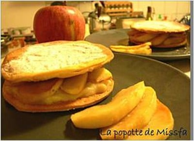 Mille-feuilles aux pommes