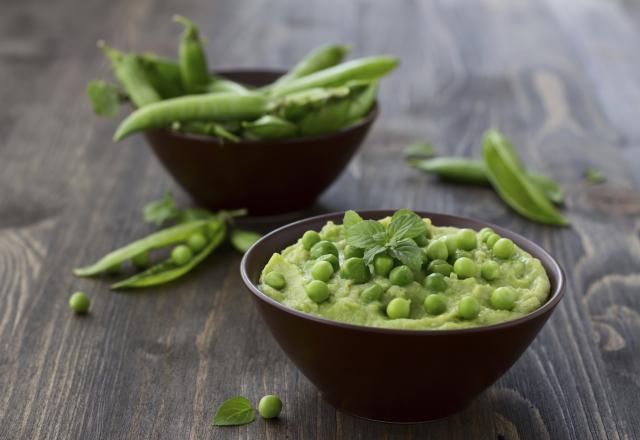 Purée pommes de terre et petits pois