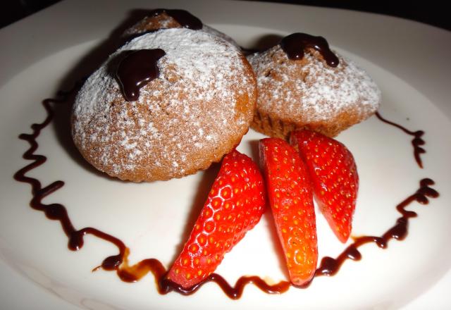 Madeleines au chocolat classiques