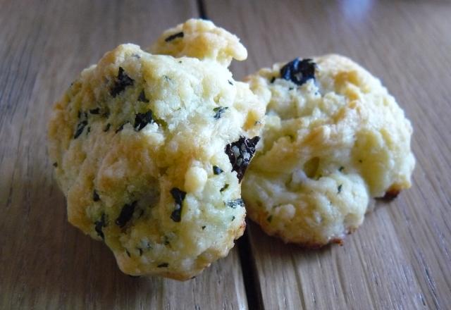 Cookies tomates séchées et basilic