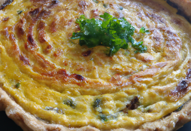 Quiche sans pâte savoureuse