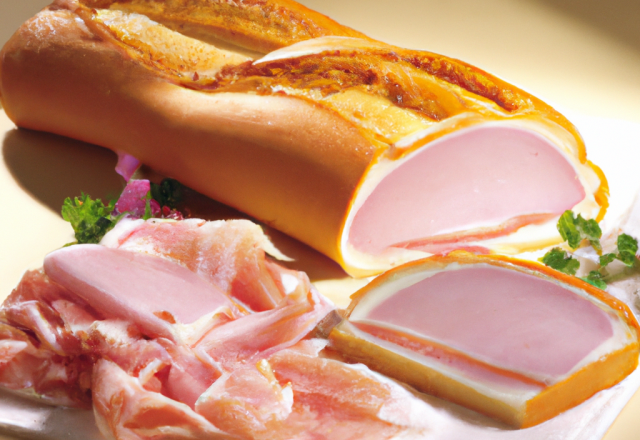 Jambon pané classique