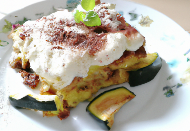 Tiramisu aux courgettes