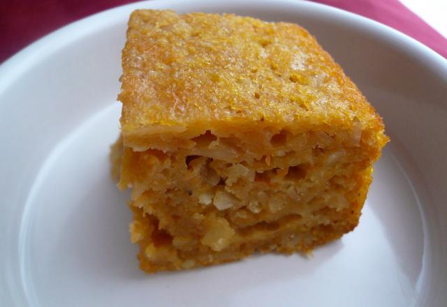 Gâteau citrouille et amandes