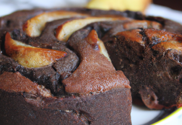 Cake choco-poire