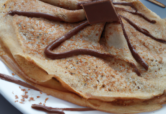 Crèpe au chocolat