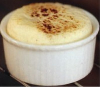 Soufflé au Jambon d'Ardennes et au Herve Doux