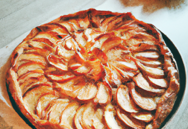 Tarte aux pommes normande facile