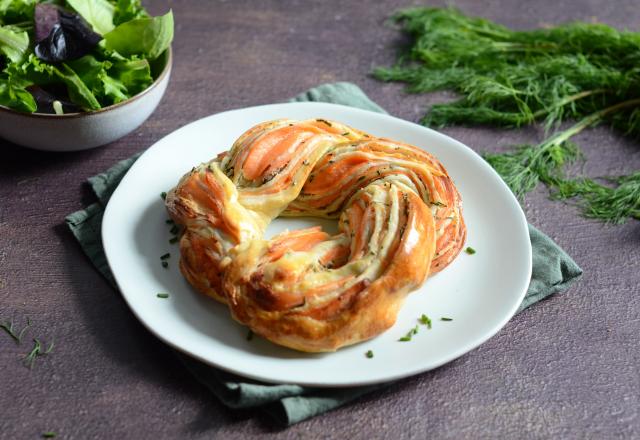 Kringle au saumon fumé et fromage frais