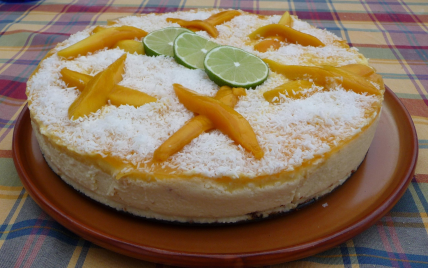 Bavarois mangue coco