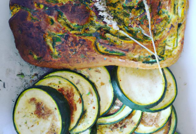 Courgettes mie de pain