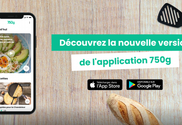 80 000 recettes fiables, une mise en page personnalisée et épurée : l'appli 750g fait peau neuve