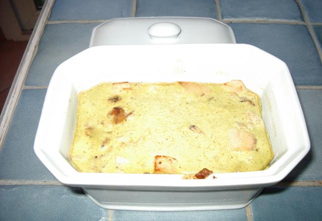 Terrine de poulet au curry et raisins secs