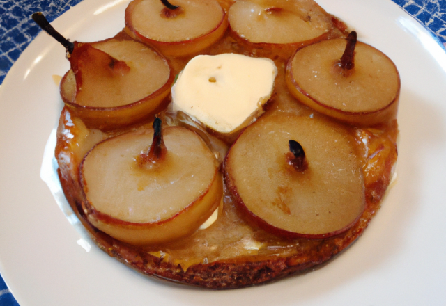 Tatin de poires au Roquefort