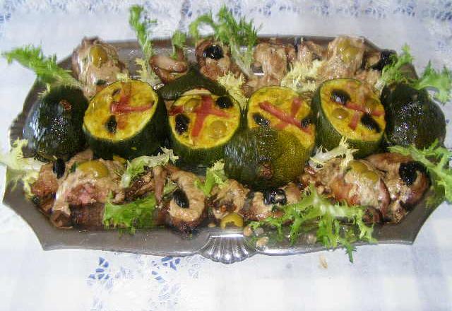 Sublime de cailles et courgettes