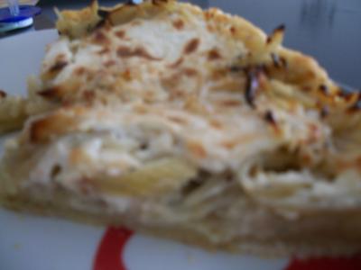 Tarte à l'oignon fondante