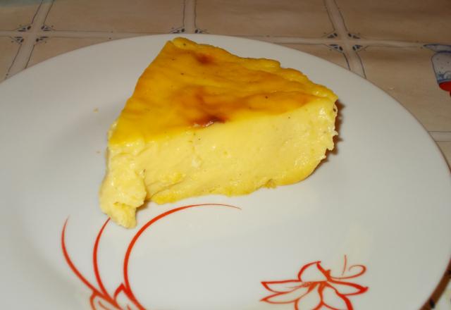 Flan à la vanille sucré