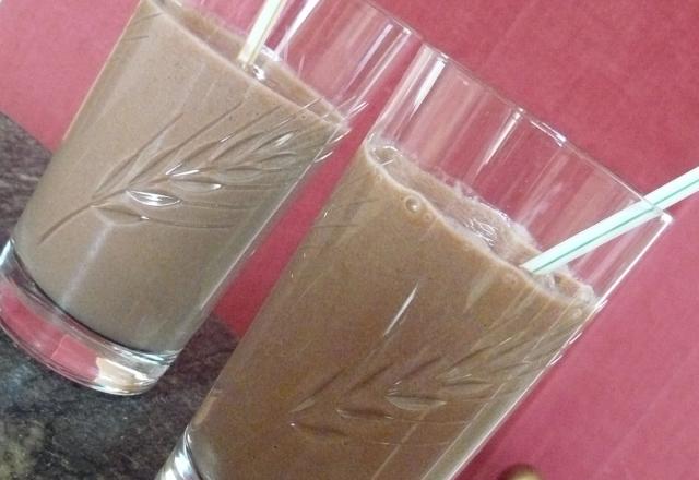 Smoothie banane chocolat