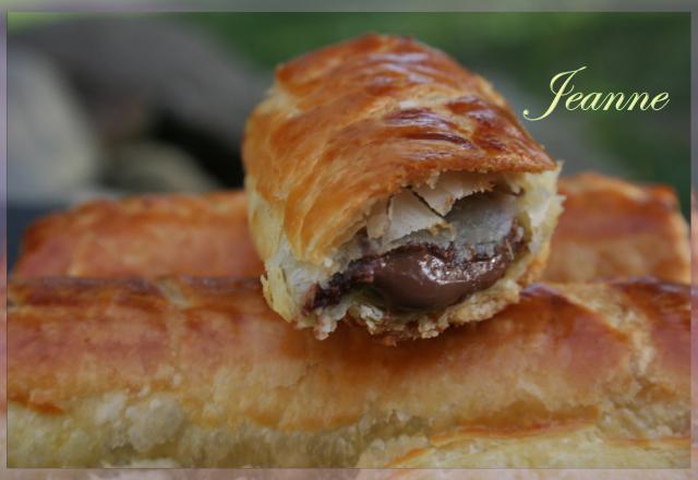 Feuilletés au chocolat au lait côte d'or