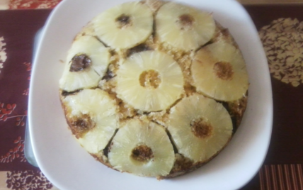 Gâteau à l'ananas et au chocolat