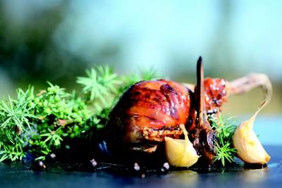 Bécasse aux deux genièvres de Régis et Jacques Marcon du livre La Cuisine Marcon