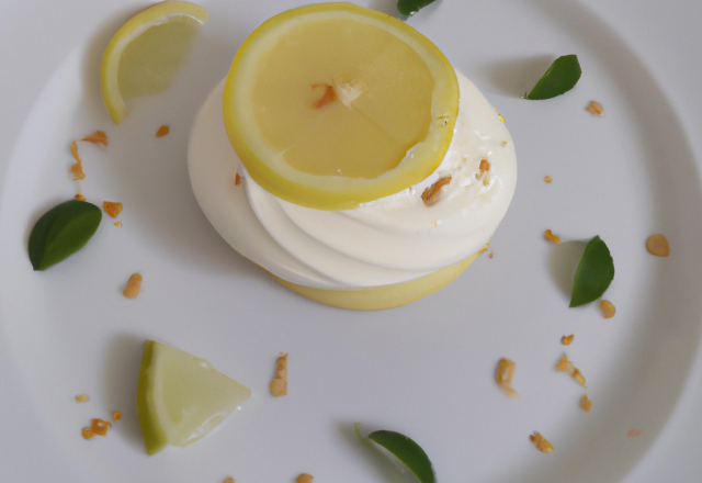 Mousse toute douce mascarpone et fromage blanc au citron