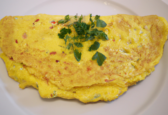 Omelette à la moutarde