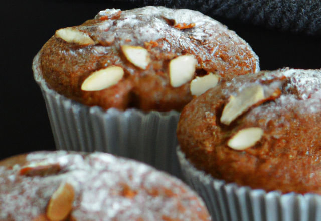 Muffins poudre d'amandes/farine châtaignes