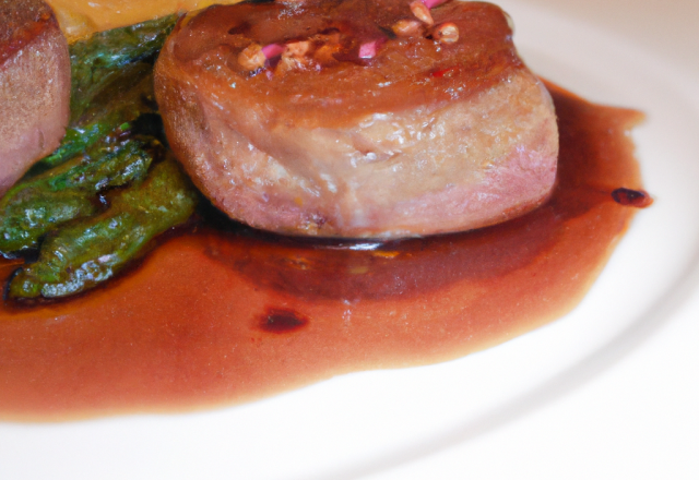 Filet mignon de chevreuil au foie gras