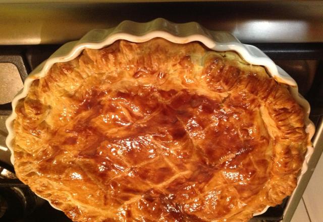 Tourte aux pommes de terre et champignons de Paris