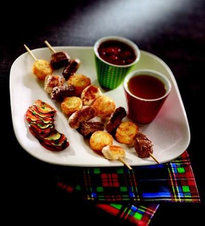 Brochettes mix grill croustillantes