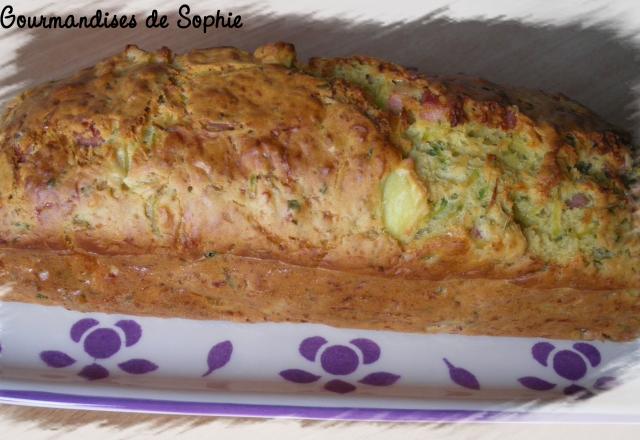 Cake safrané à la courgette