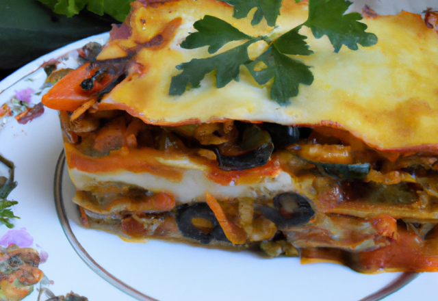 Lasagne aux légumes maison