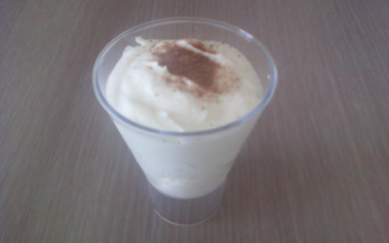 Mousse au chocolat blanc