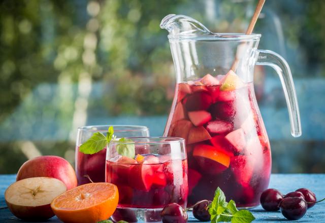 Sangria aux fruits rouges