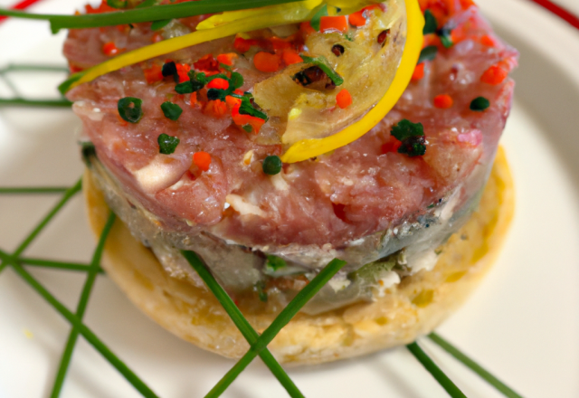 Tartare de fête aux St-Jacques