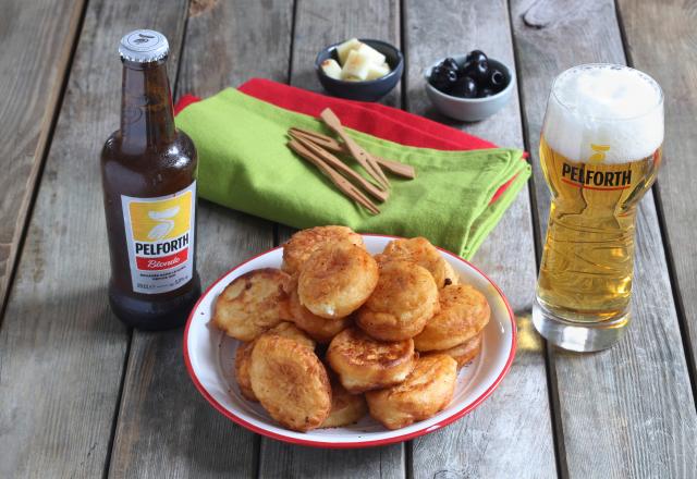 Beignets de fromage basque au piment d'Espelette