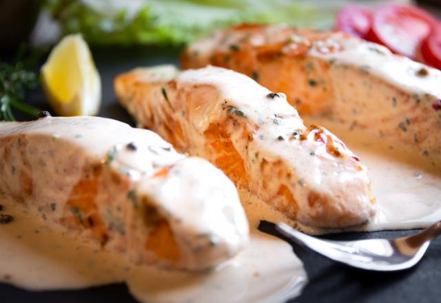 Saumon au boursin