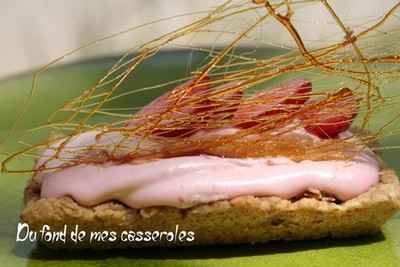 Tartelettes croustillantes et veloutées aux fraises