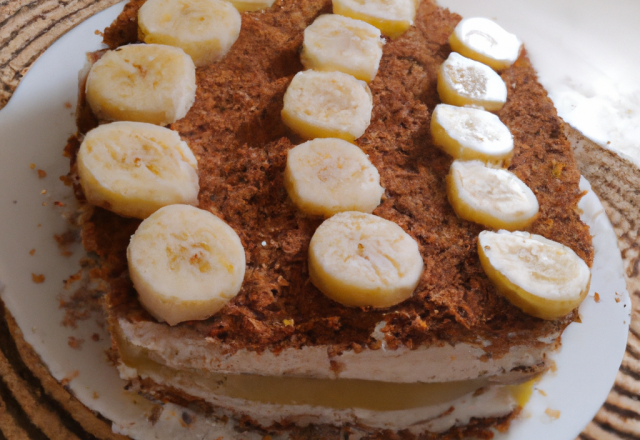 Gâteau coco banane