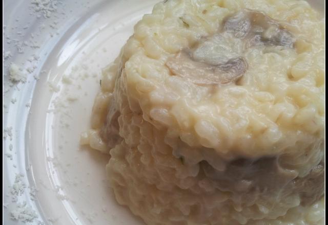 Risotto champignons facile