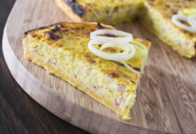 Quiche aux poireaux facile