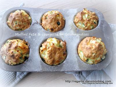 Muffins feta et courgette