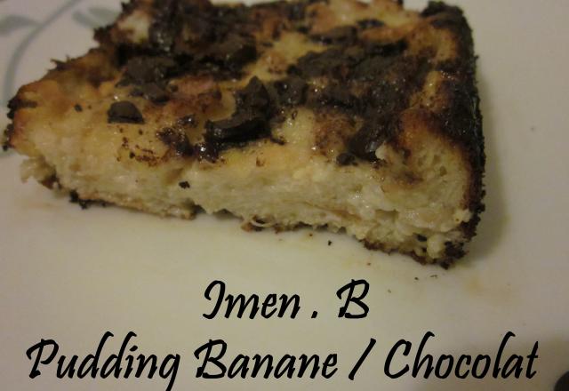 Pudding chocolat banane